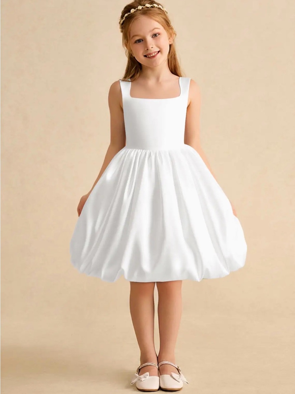 Azazie White toddler dress 2T